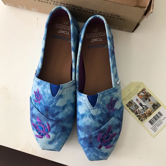 Toms Shoes - TOMS - Oceana Limited Edition - Blue Tie Dye